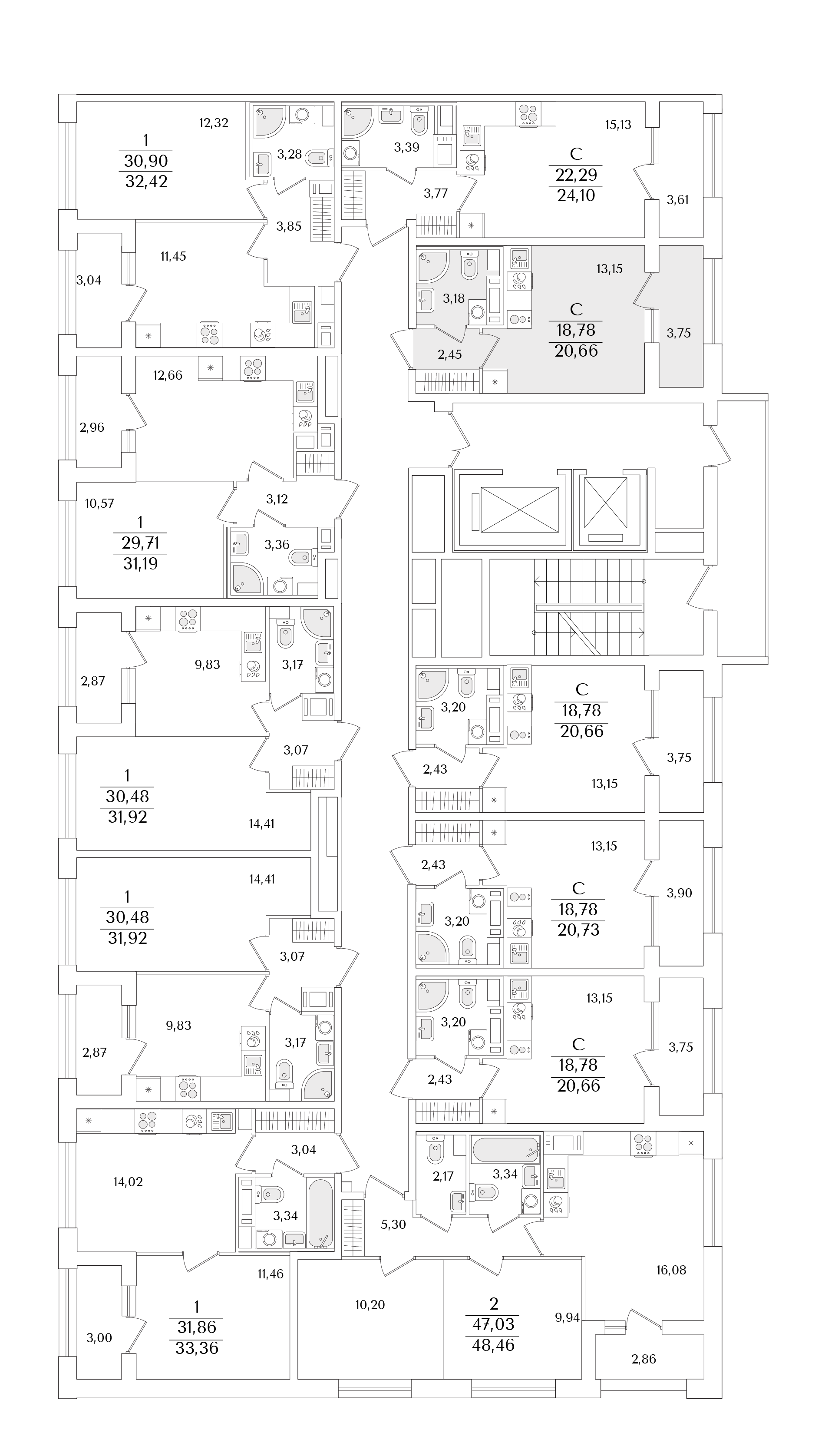 20.66 кв.м, Аурум, изображение-2 20.66 кв.м, Аурум, изображение-2