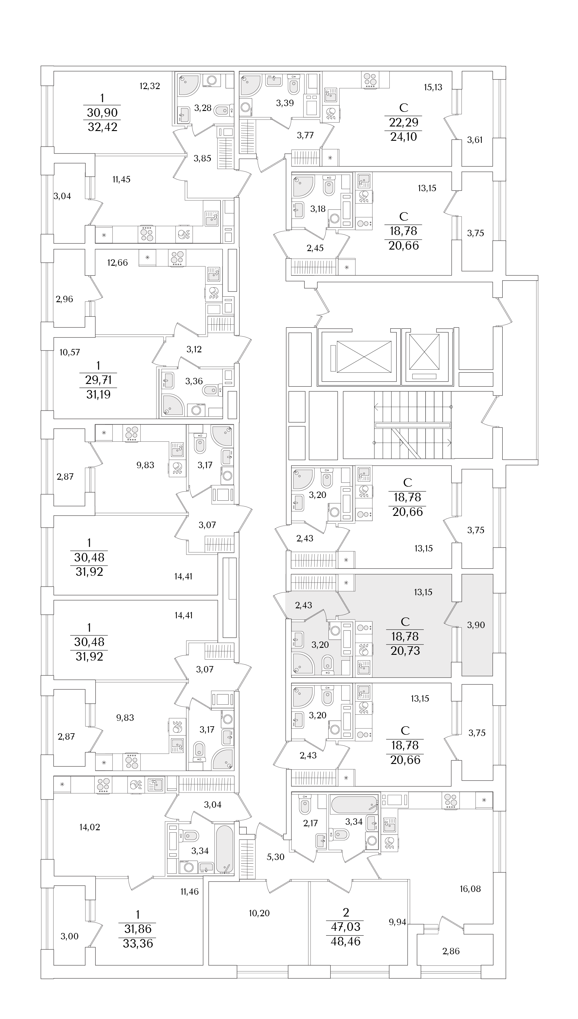 20.73 кв.м, Аурум, изображение-2 20.73 кв.м, Аурум, изображение-2