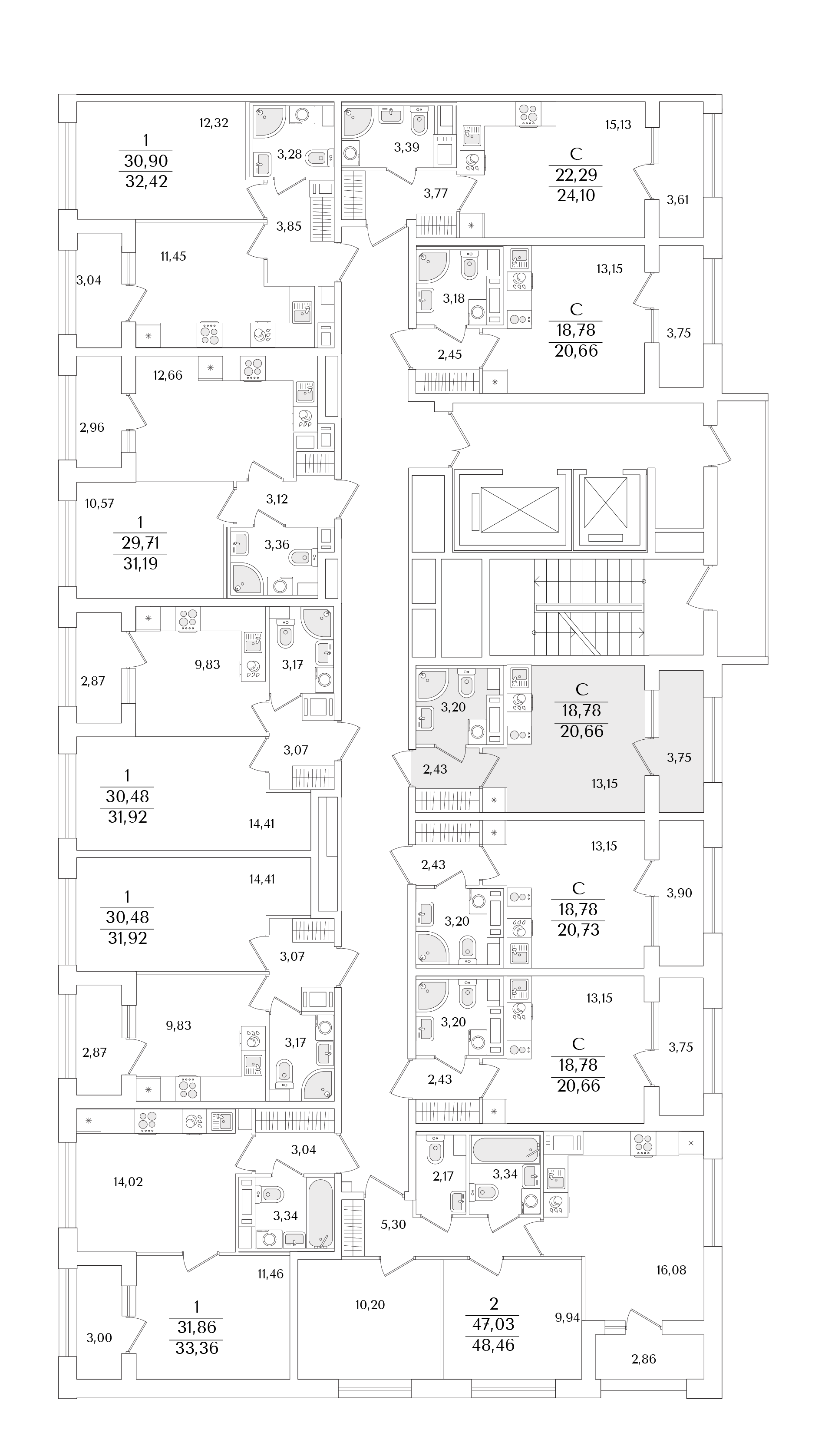 20.66 кв.м, Аурум, изображение-2 20.66 кв.м, Аурум, изображение-2