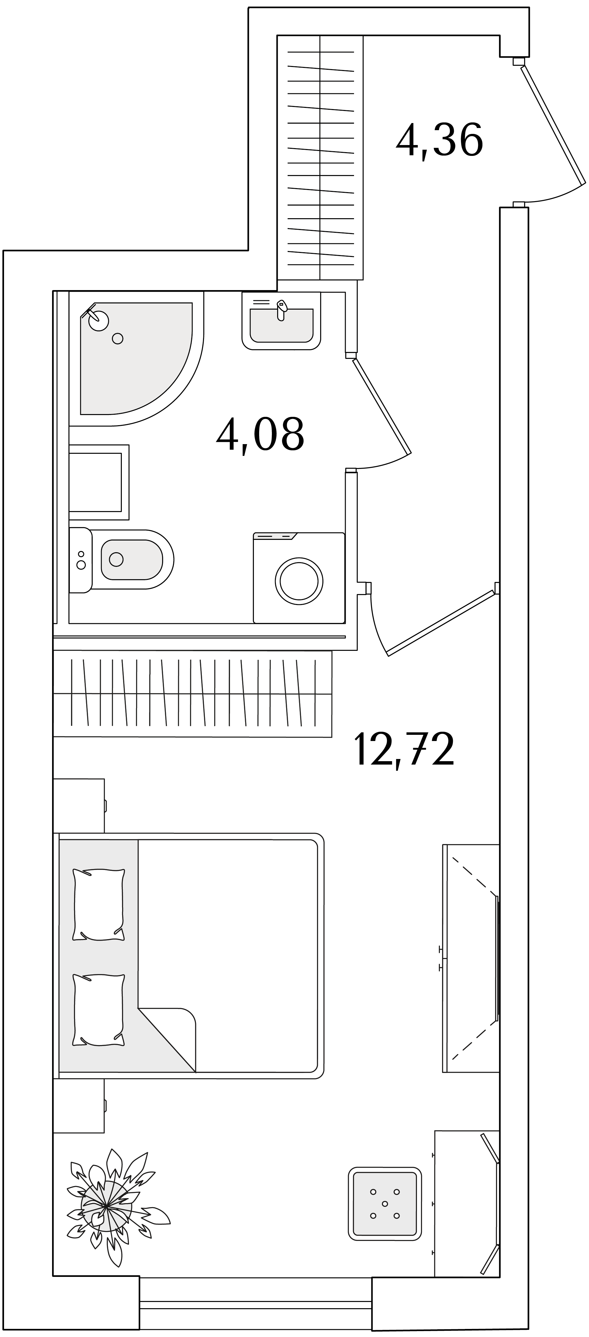 Планировка Студия 1