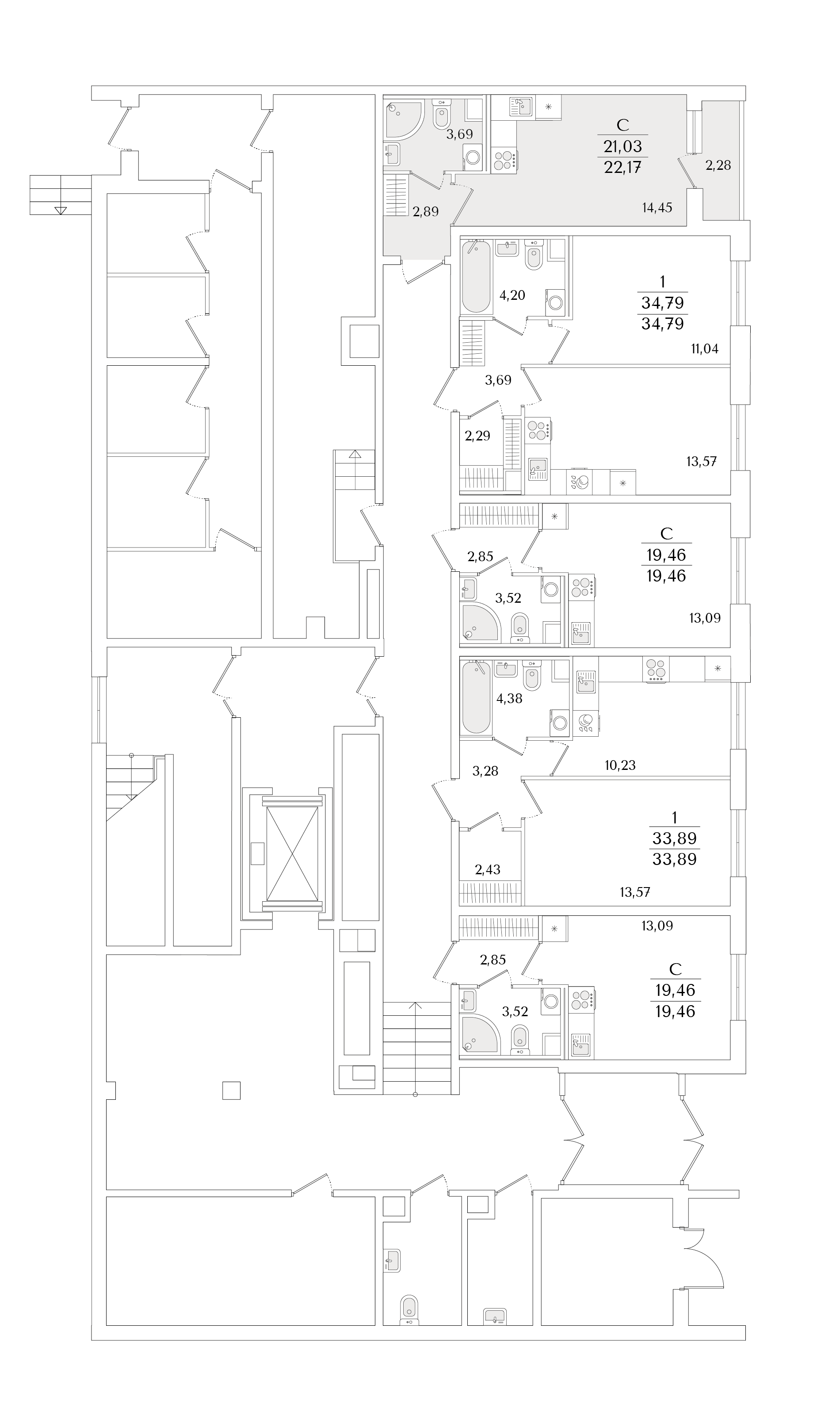 Планировка Студия 2