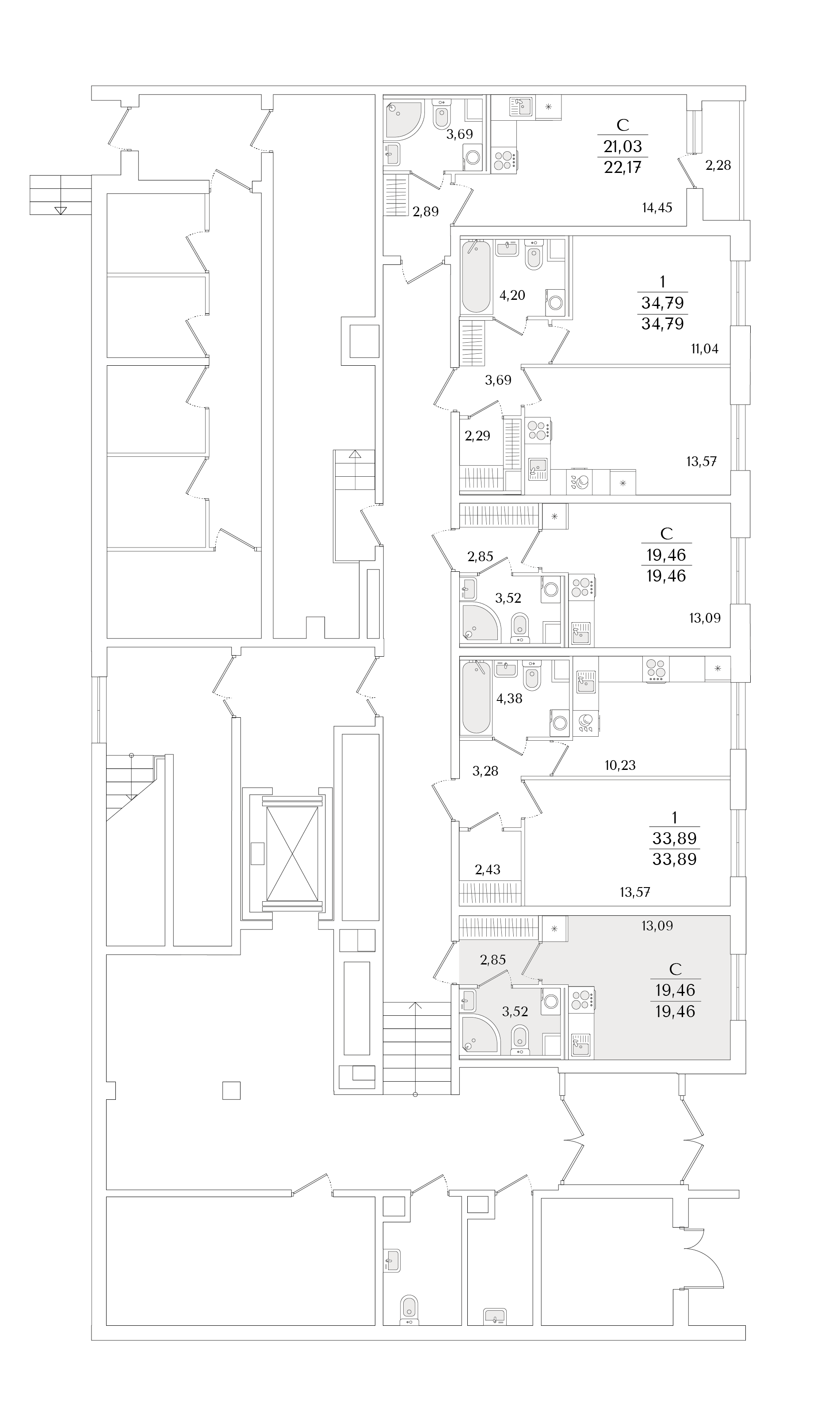 Планировка Студия 2