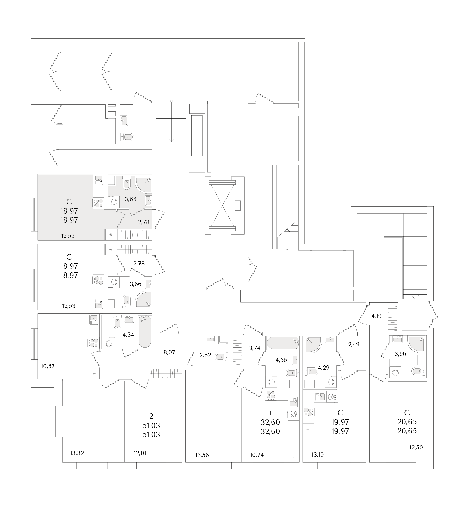 Планировка Студия 2