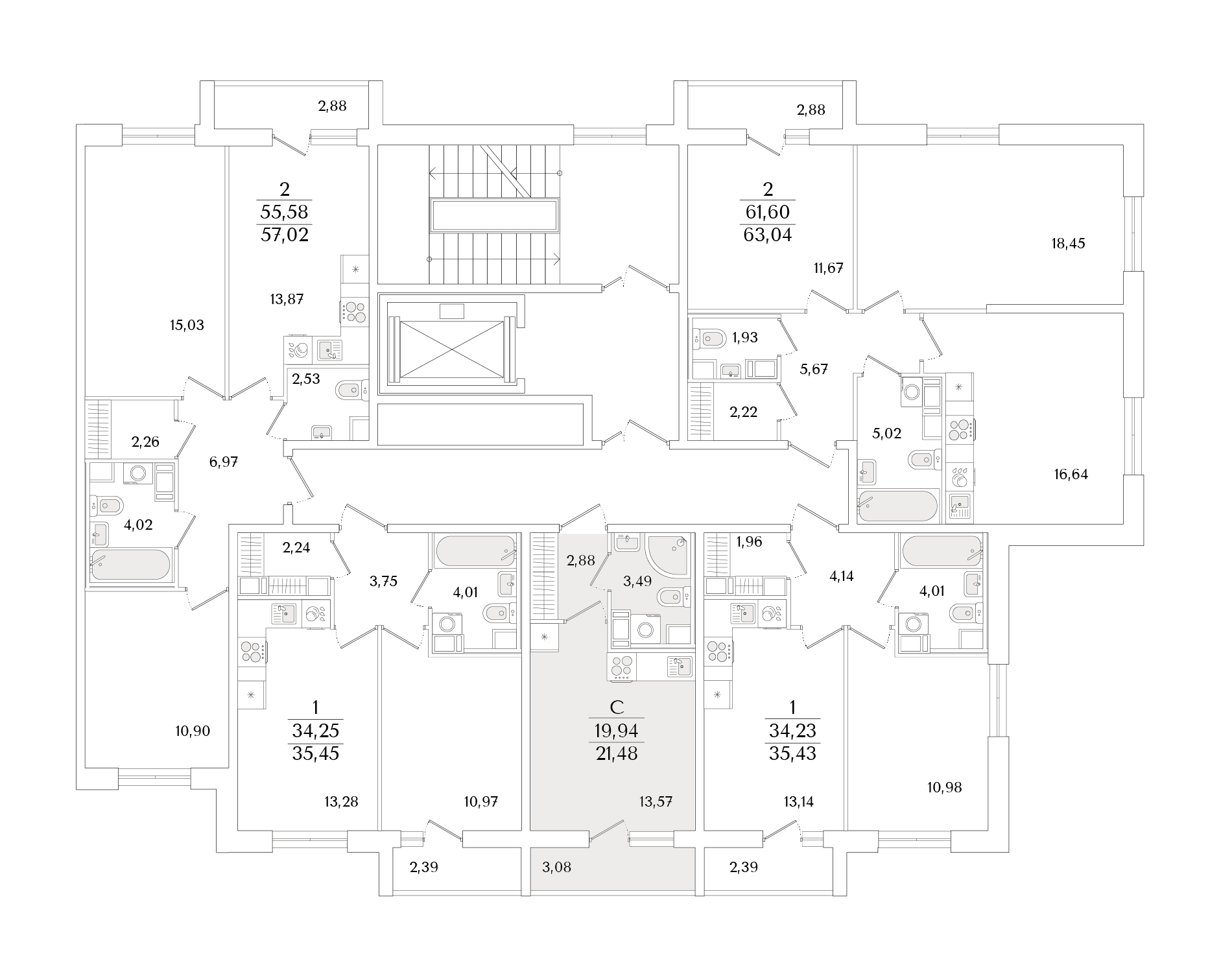 21.48 кв.м, Кинопарк, изображение-2 21.48 кв.м, Кинопарк, изображение-2