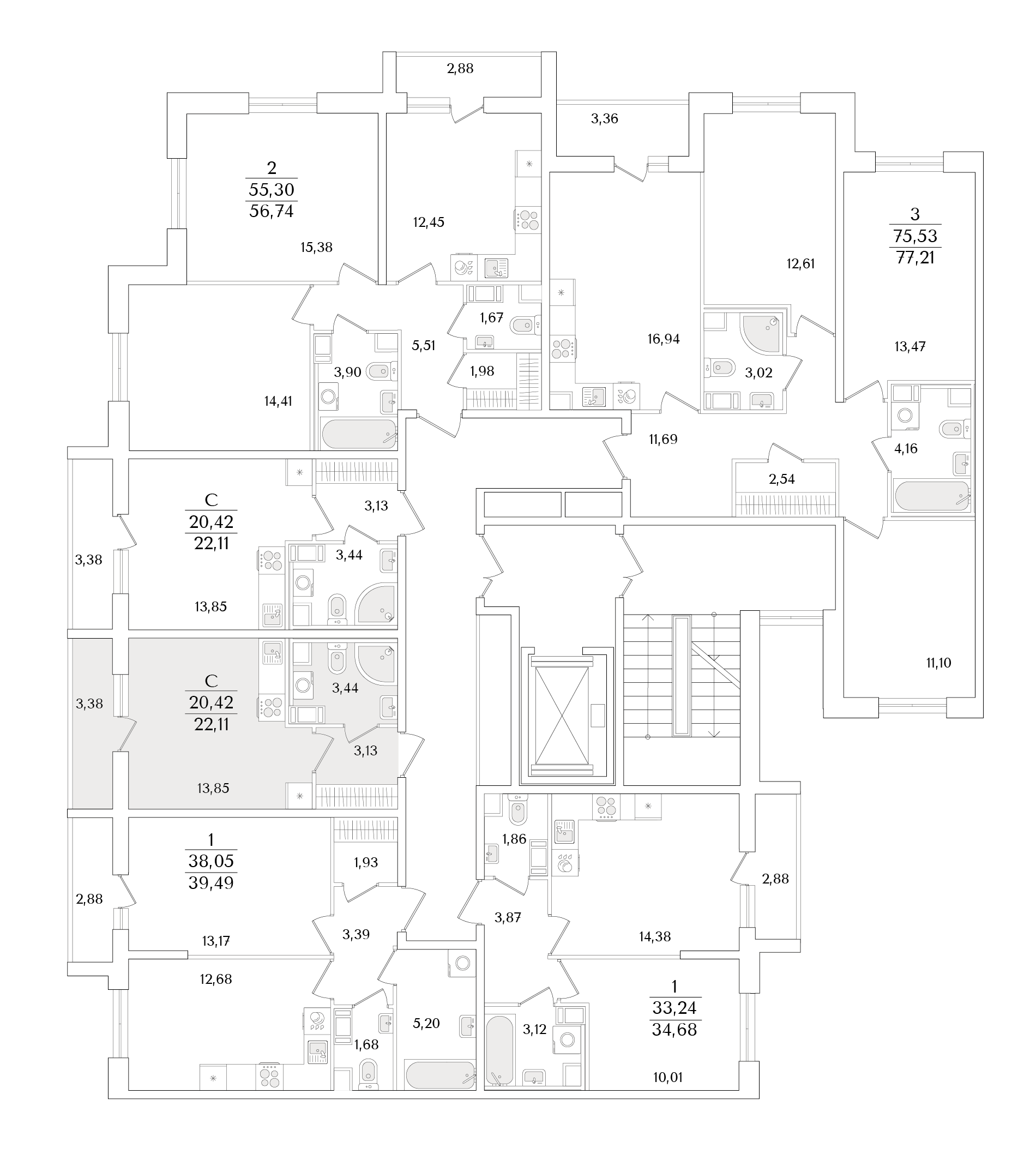 22.11 кв.м, Кинопарк, изображение-2 22.11 кв.м, Кинопарк, изображение-2