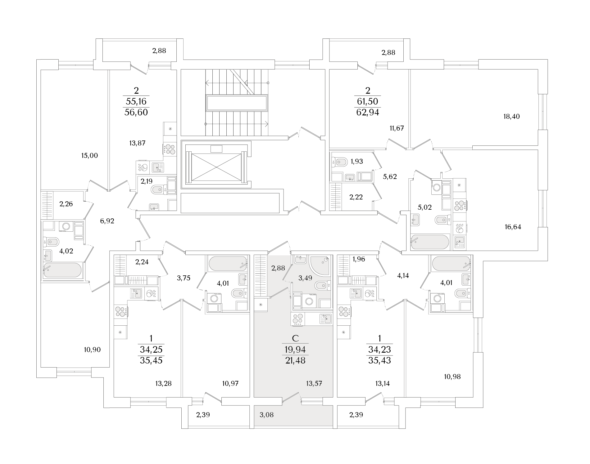 21.48 кв.м, Кинопарк, изображение-2 21.48 кв.м, Кинопарк, изображение-2