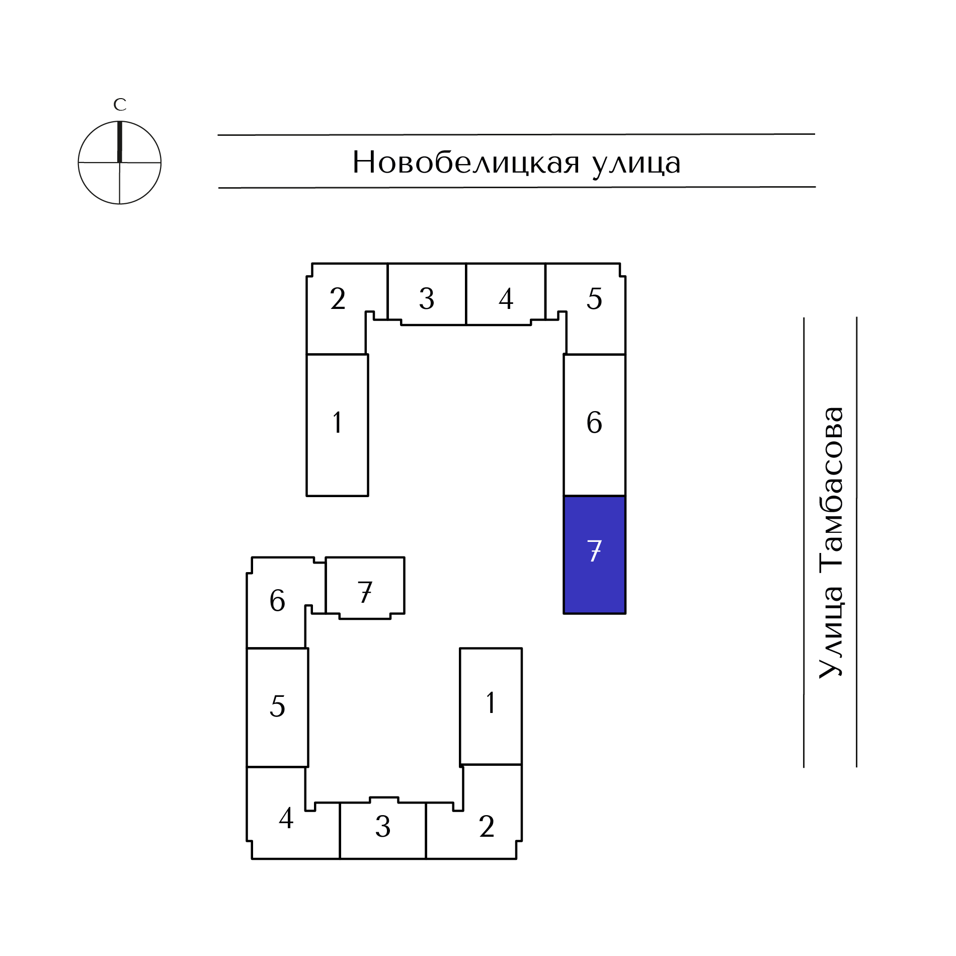 Планировка Студия 3