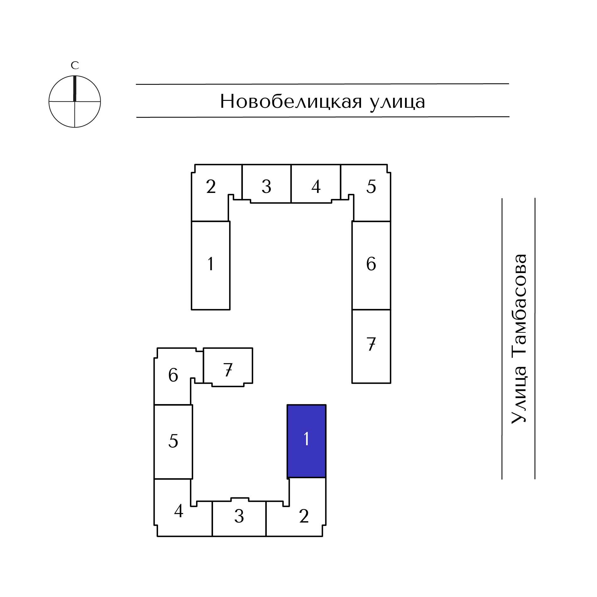 Планировка Студия 3