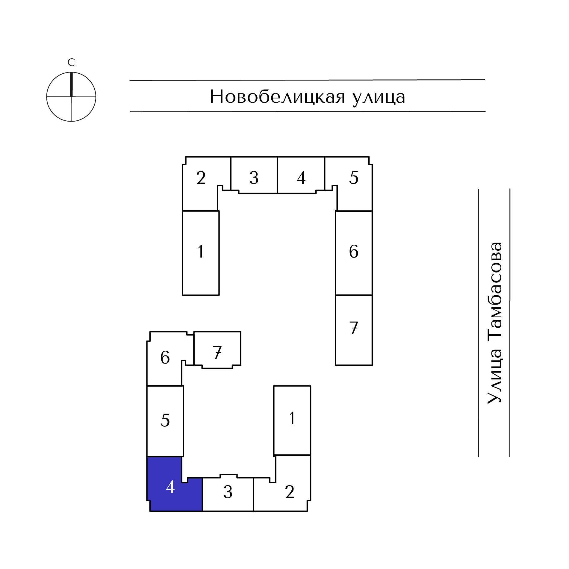 Планировка Студия 3