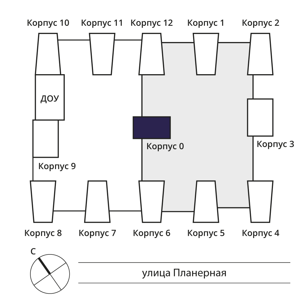 Планировка Студия 3