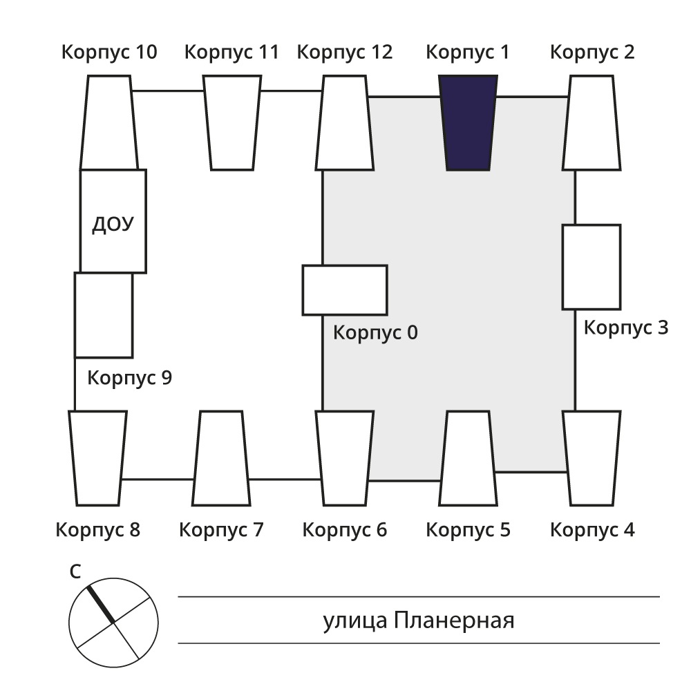 Планировка Студия 3