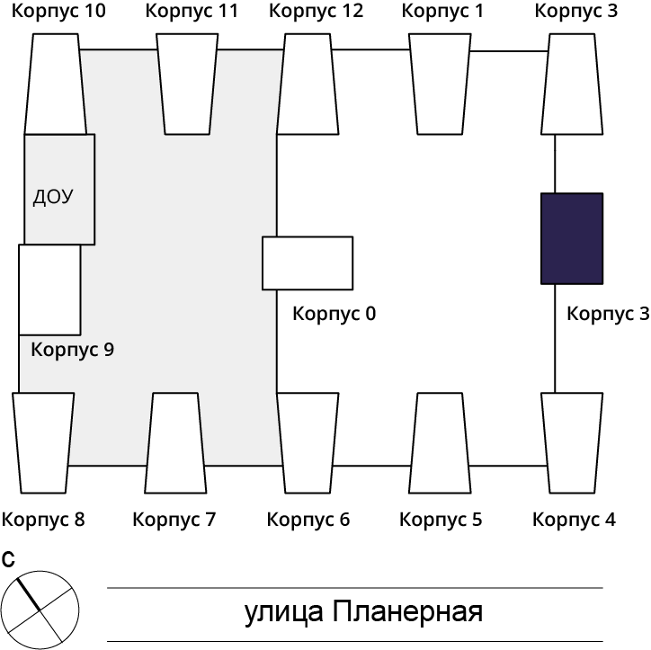 Планировка Студия 3