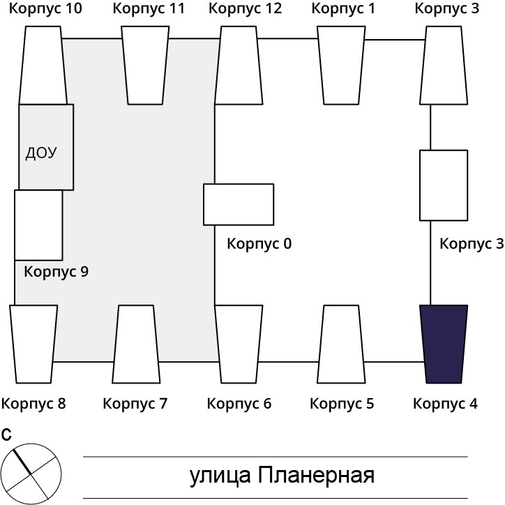 Планировка Студия 3
