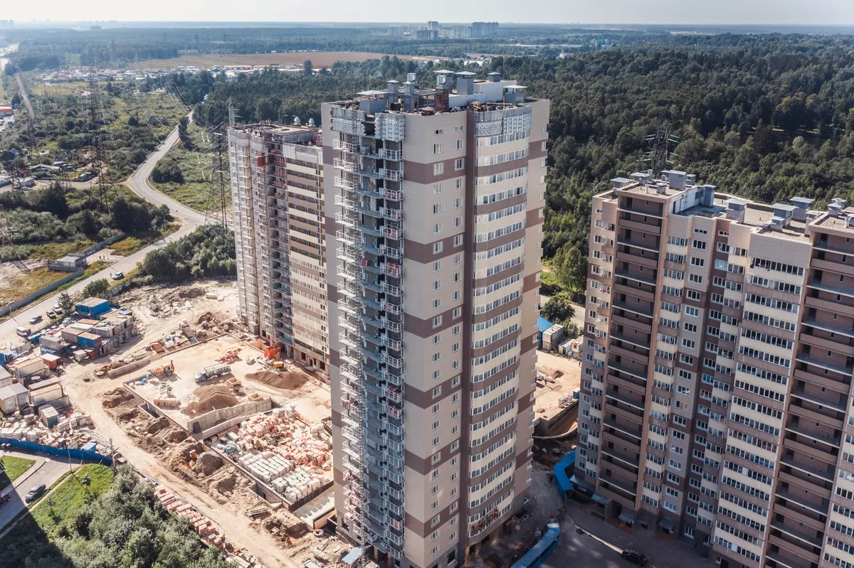 Ход строительства ЖК «На Заречной» в августе