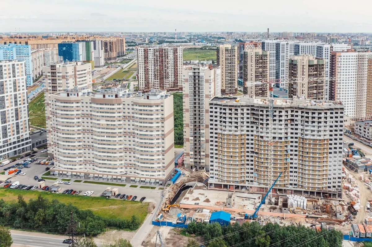 Ход строительства ЖК «На Заречной&raquo; в июне