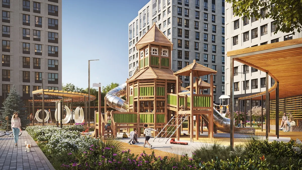 Разработан проект благоустройства территории жилого комплекса «Тайм Сквер»