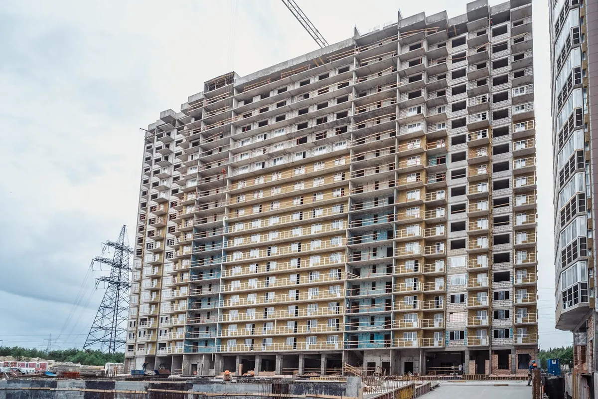 Ход строительства ЖК «На Заречной&raquo; в июне