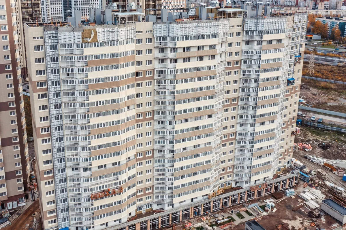 Ход строительства ЖК «На Заречной» в октябре