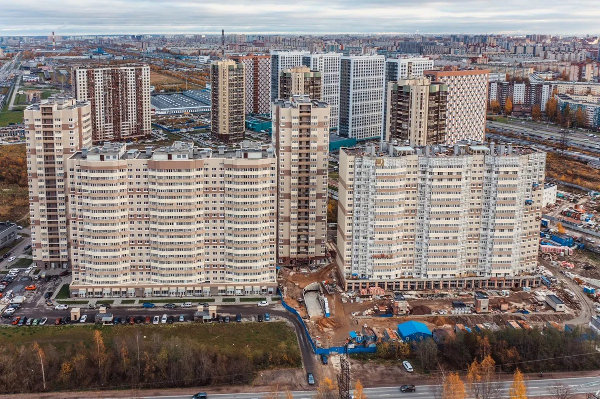 Ход строительства ЖК «На Заречной» в октябре