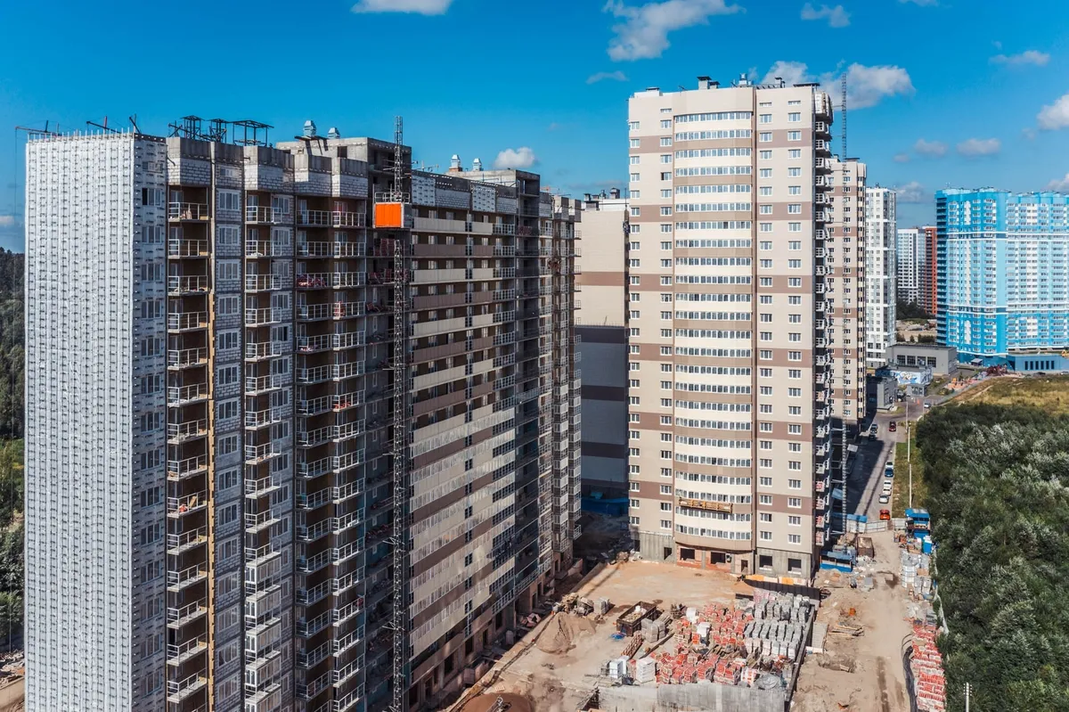 Ход строительства ЖК «На Заречной» в августе