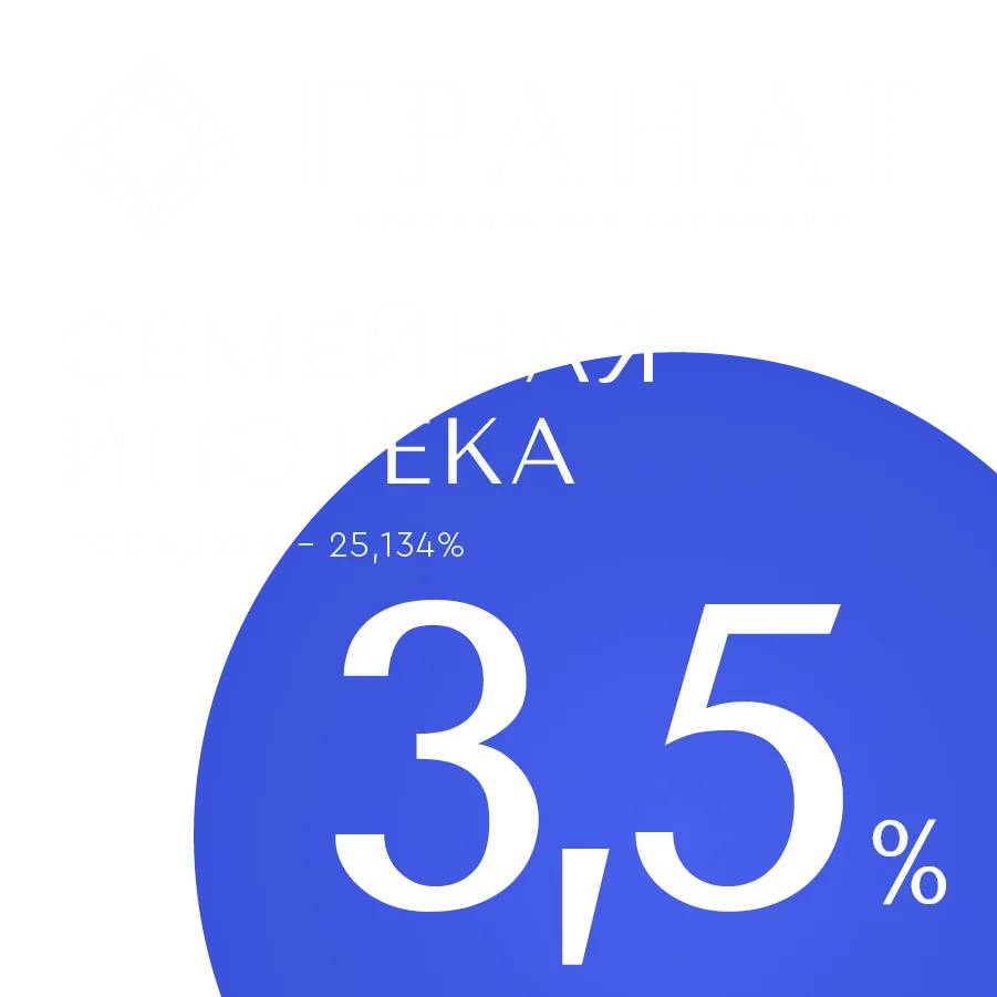 Ипотека на квартиры 3,5%