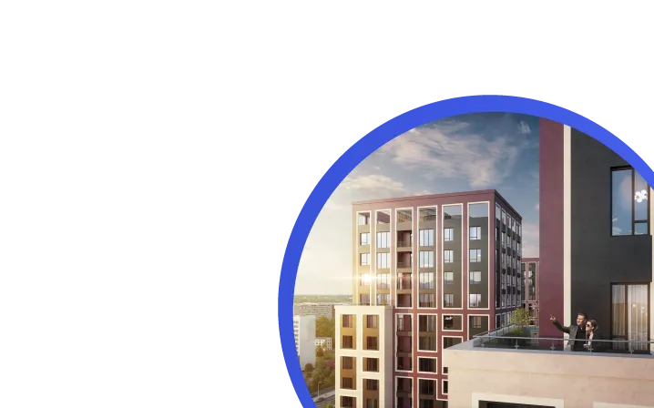 Терраса в подарок
к двухкомнатным квартирам в ЖК Беларт.